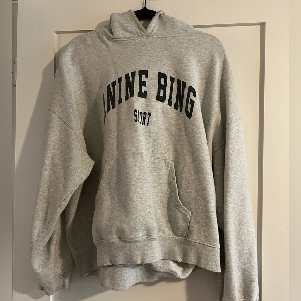 Harvey Sport Logo Hoodie Anine Bing